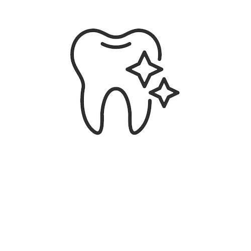 Shining tooth dental icon